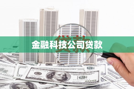 黄大仙金融科技公司贷款