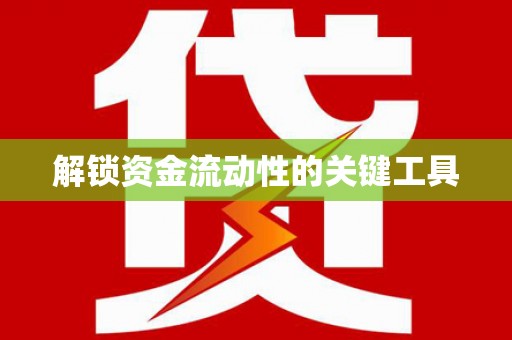 黄大仙解锁资金流动性的关键工具