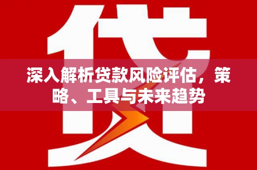 黄大仙深入解析贷款风险评估，策略、工具与未来趋势
