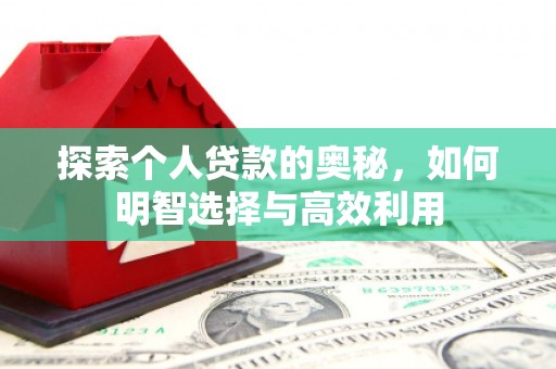 黄大仙探索个人贷款的奥秘，如何明智选择与高效利用