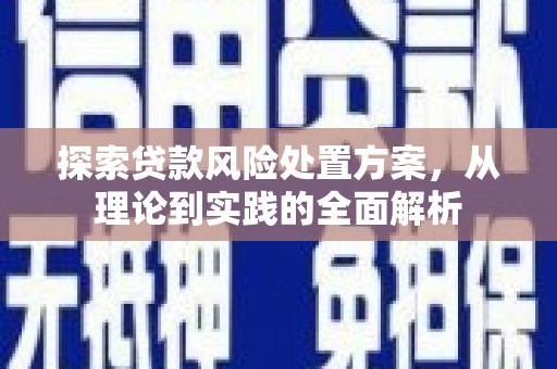 黄大仙探索贷款风险处置方案，从理论到实践的全面解析