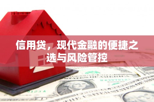 黄大仙信用贷，现代金融的便捷之选与风险管控