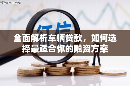 黄大仙全面解析车辆贷款，如何选择最适合你的融资方案