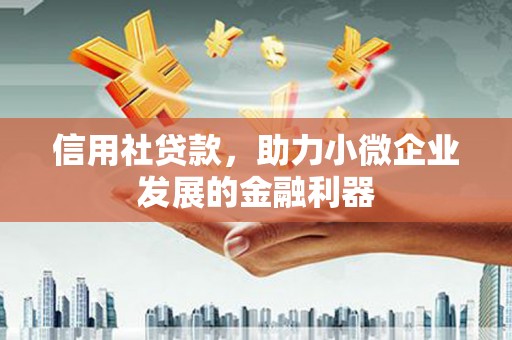 黄大仙信用社贷款，助力小微企业发展的金融利器