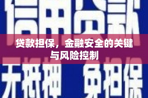 黄大仙贷款担保，金融安全的关键与风险控制
