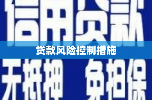 黄大仙贷款风险控制措施